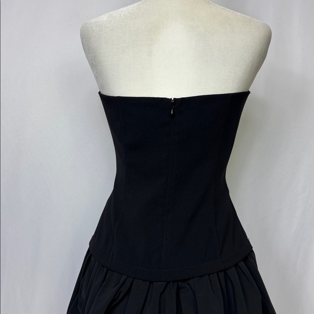 ASTR The Label Strapless Drop‎ Waist Mini Dress Size Medium Black NWOT - Picture 11 of 14